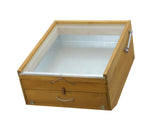Solid and durable wooden solar wax melter for 2 Zander, Dadant, and German standard frames