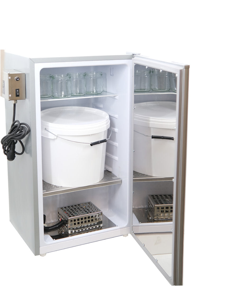 Stainless steel honey warming cabinet with digital temperature control