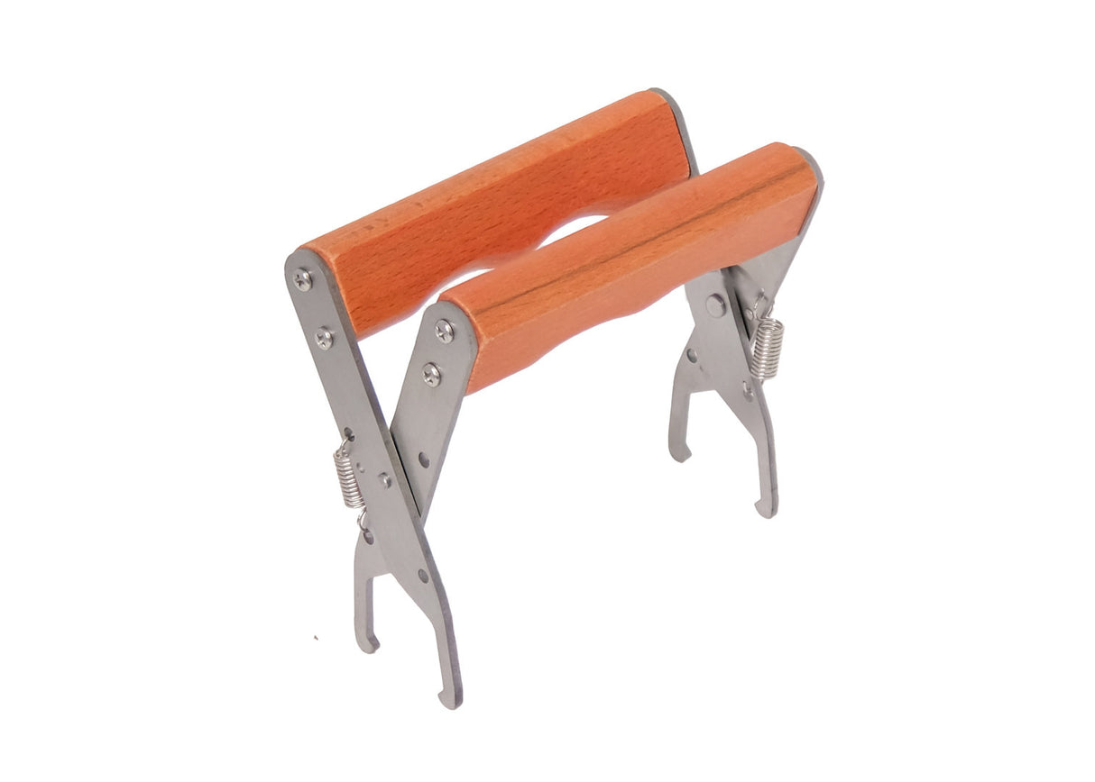 Comb tongs, comb puller - Classic beekeeping tool. Comb tongs with return springs and wooden handles.