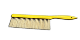 Bee brush, bee brush, horsehair, sweeping, bees, yellow