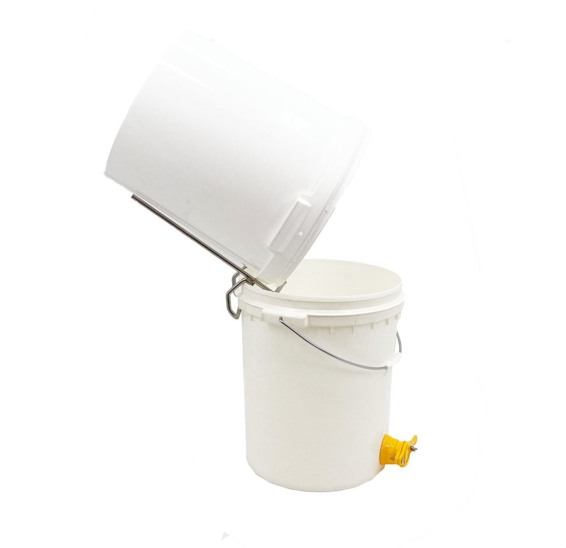 Eimerhalter Edelstahl Stabil universal Passend Für alle Honigeimer und Abfüller