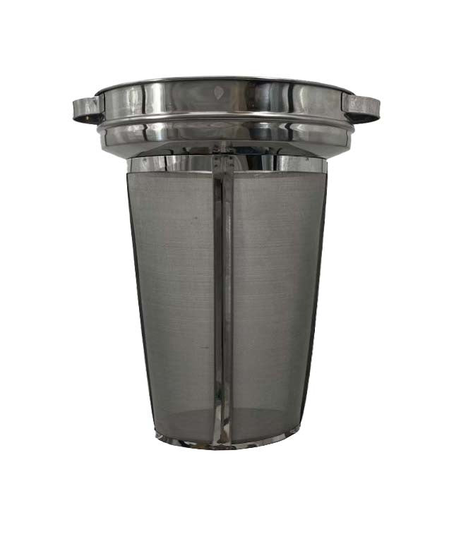 RVS fijne zeef kegelzeef puntzeef voor 30 kg container fijnfilterzeef