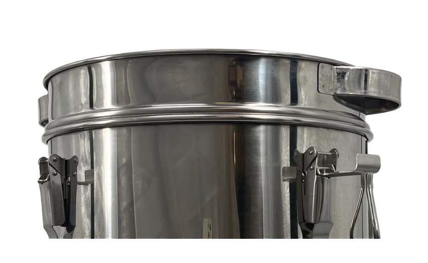 Setaccio a cono a setaccio fine in acciaio inox setaccio a punta per contenitore da 50 kg setaccio a filtro fine