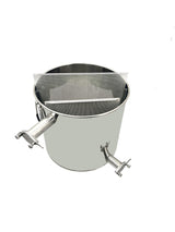 Seau tamis 50 kg sous bidon tamis pour miel. Se place sous le spinner